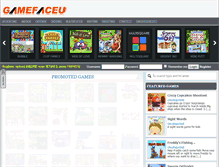 Tablet Screenshot of gamefaceu.com